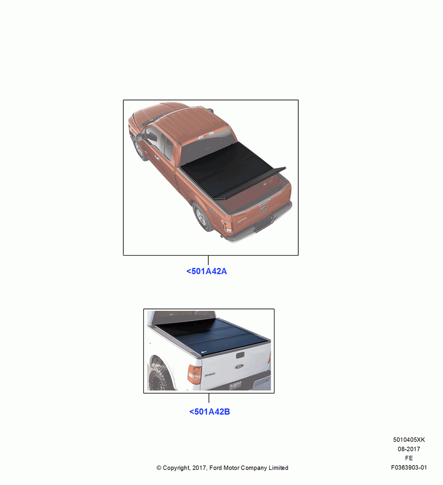 05XK - Pick Up Box/Tailgate and Tonneau, Accessory, Hard Folding Tonneau Covers; 11/JUL/2016
