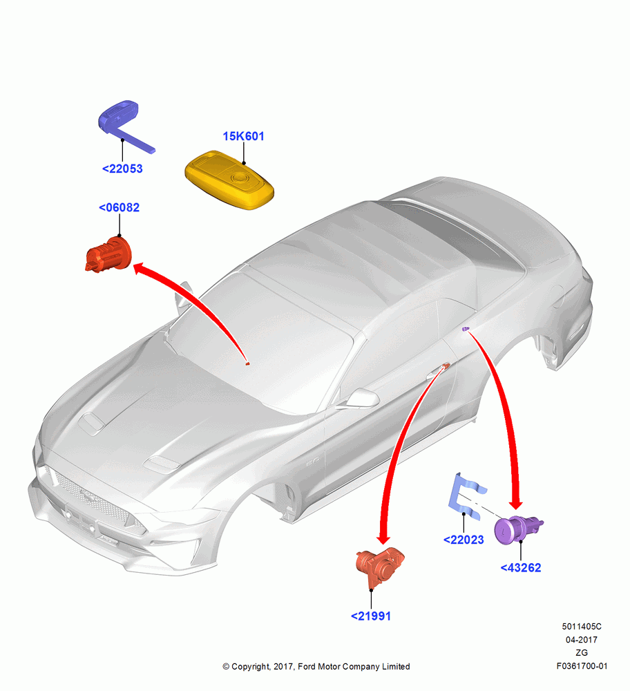 05C - Vehicle Lock Sets and Repair Kits, North American Markets; 02/OCT/2017
