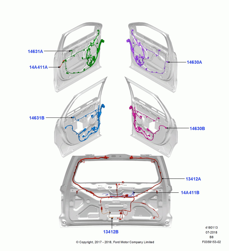 13 - Wiring - Body Closures; 25/SEP/2017