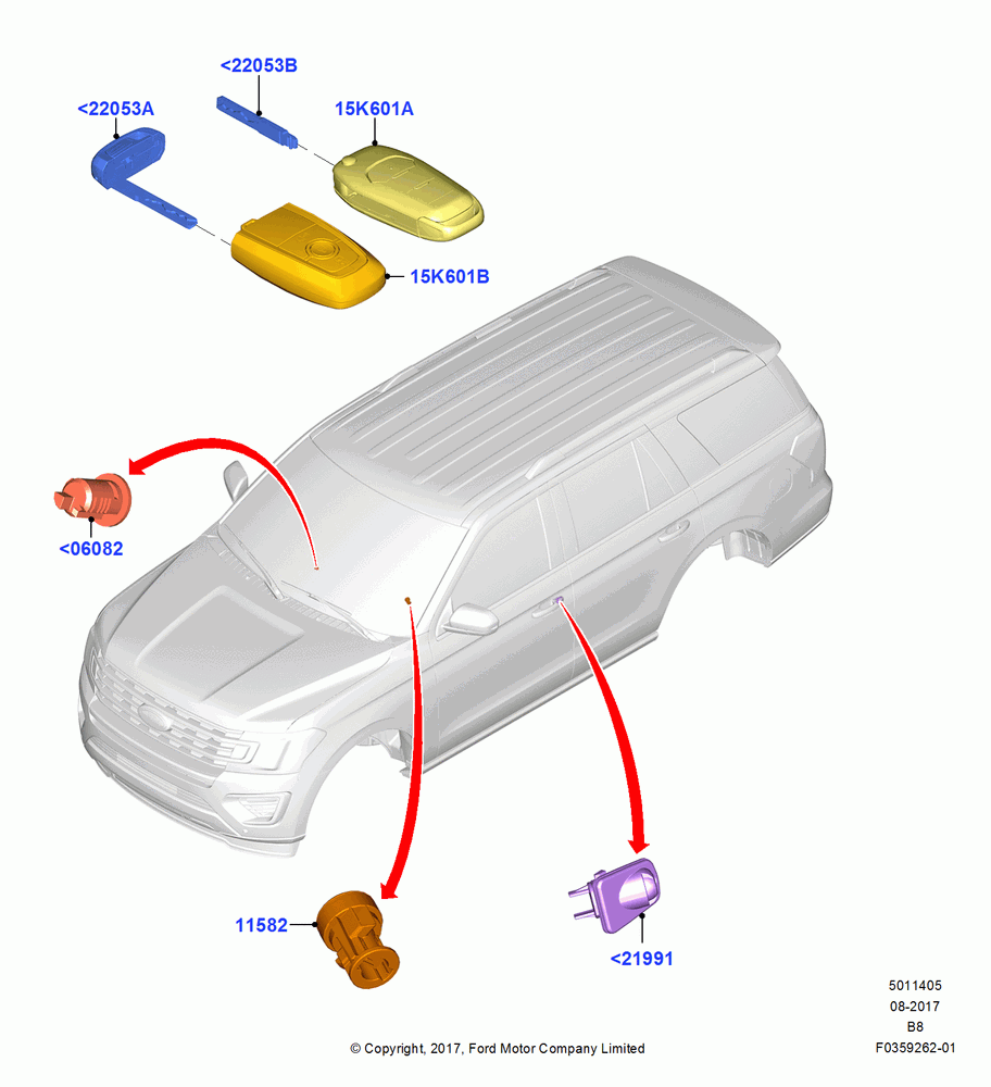 05 - Vehicle Lock Sets and Repair Kits; 25/SEP/2017