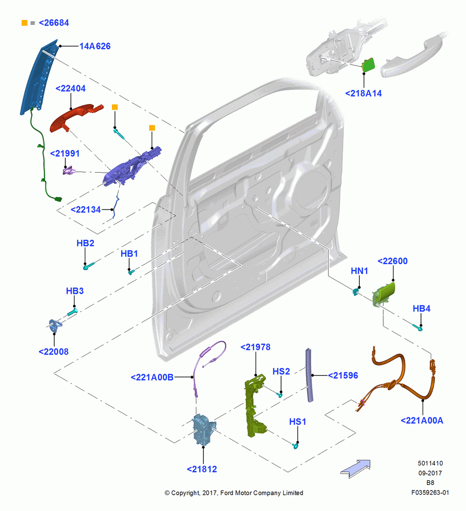 10 - Front Door Lock Controls; 25/SEP/2017