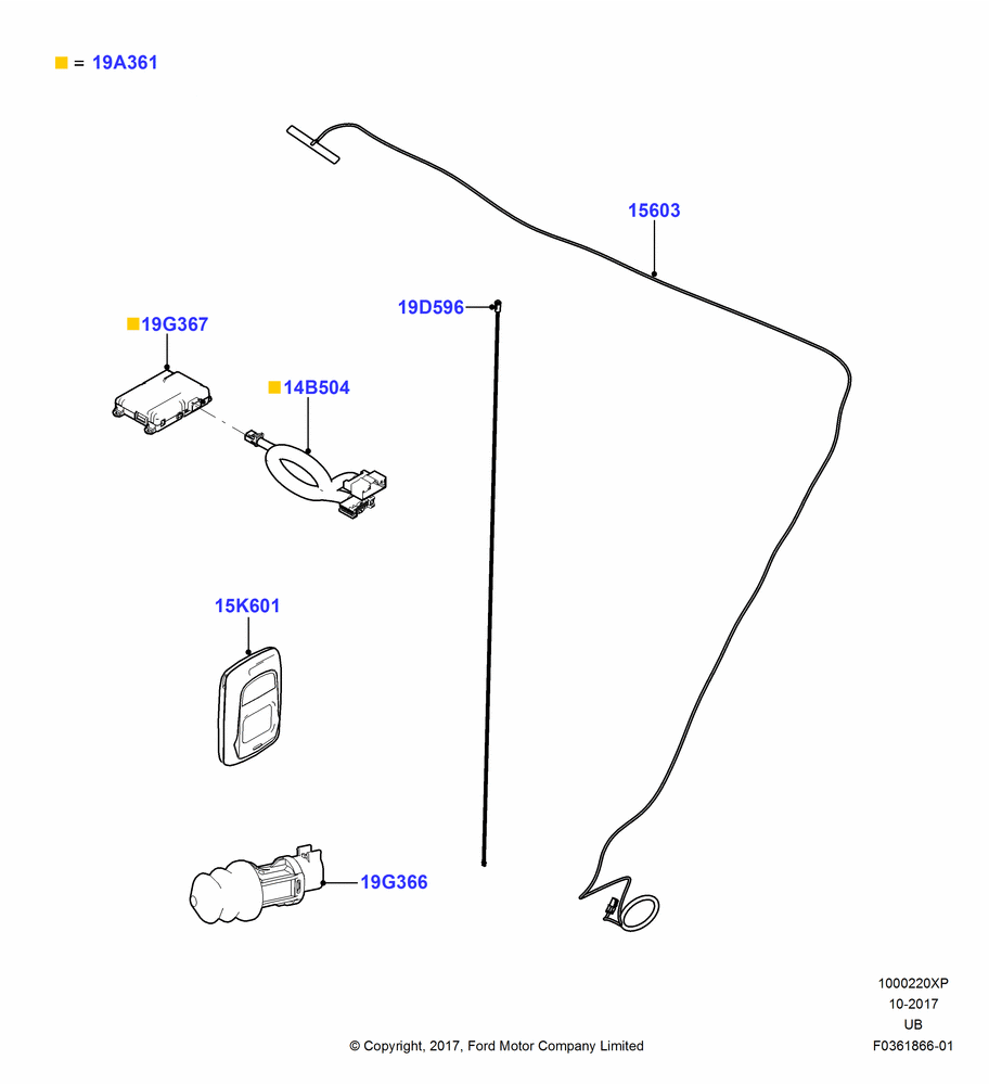 20XP - Remote Starting Kit, Accessory, Scalable, One Way; 24/OCT/2017-03/MAR/2019