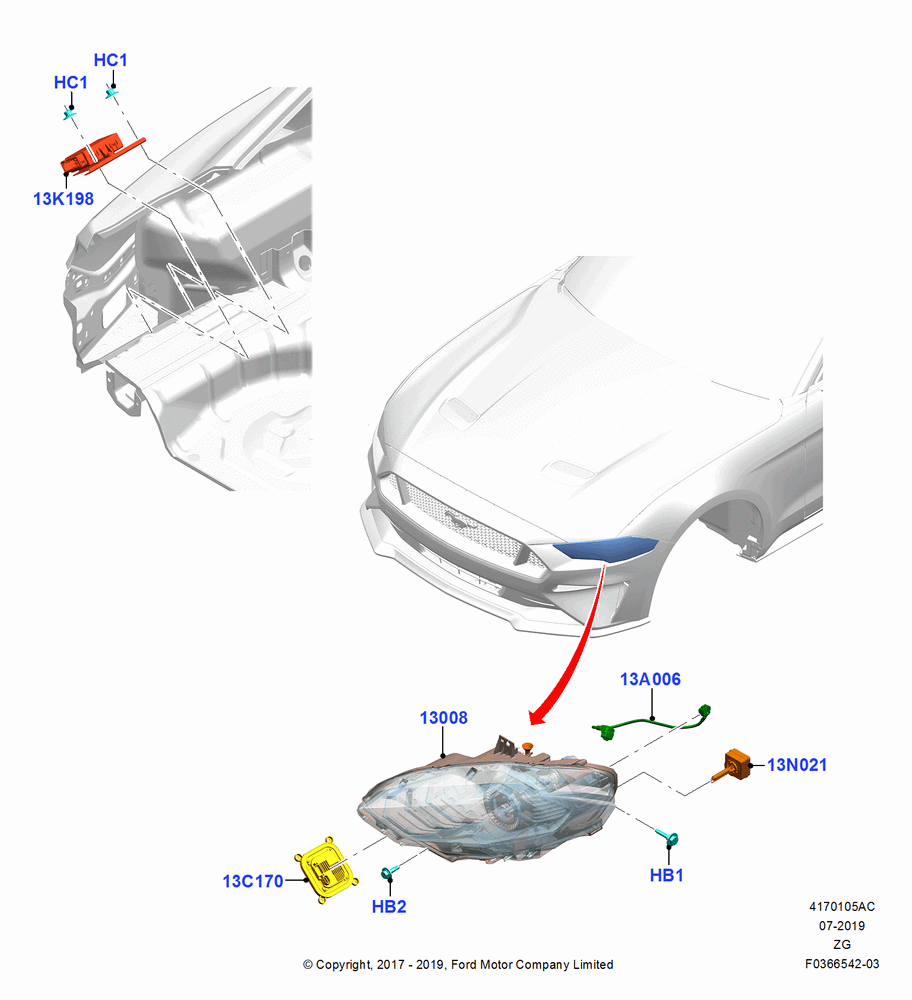 Headlamps and Front Flasher Lamps