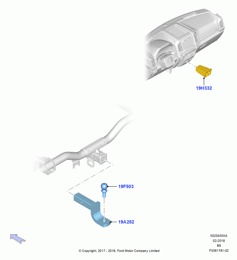 05XA - Tow Bar, Accessory; 25/SEP/2017