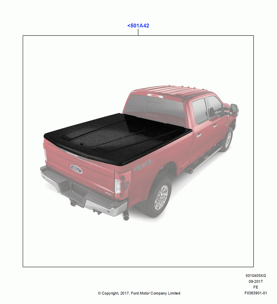 05XG - Pick Up Box/Tailgate and Tonneau, With 6 3/4' Styleside Steel Box, Hard Textured Tonneau Covers, Accessory; 11/JUL/2016