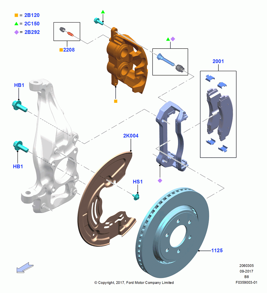05 - Front Brake Discs and Calipers; 25/SEP/2017
