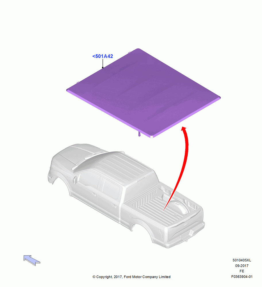 05XL - Pick Up Box/Tailgate and Tonneau, Accessory, Soft Folding Tonneau Covers; 11/JUL/2016
