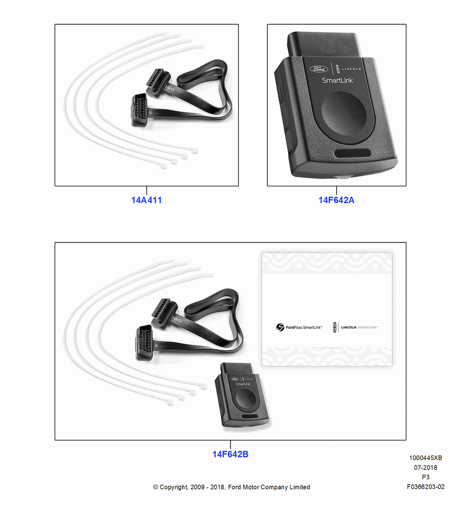 45XB - Accessory - Electrical Kit, SmartLink Kit, FNA-Accessory; 06/JUL/2009-31/OCT/2016