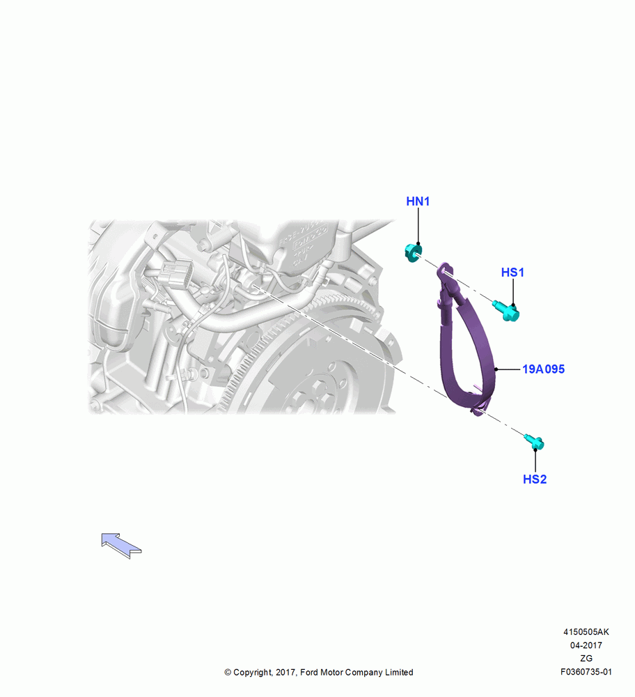 05AK - Radio Suppression, Convertible, MOD 5.0L-4V DOHC SEFI NA; 02/OCT/2017