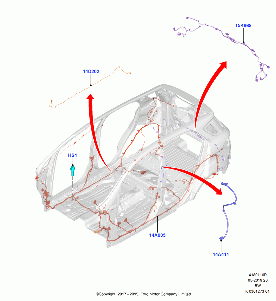 16D - Wiring - Body And Roof Console, (+)"ASM/FNA/GU/MEX/MPS/SN/PR/VIR", Floor; 11/SEP/2017