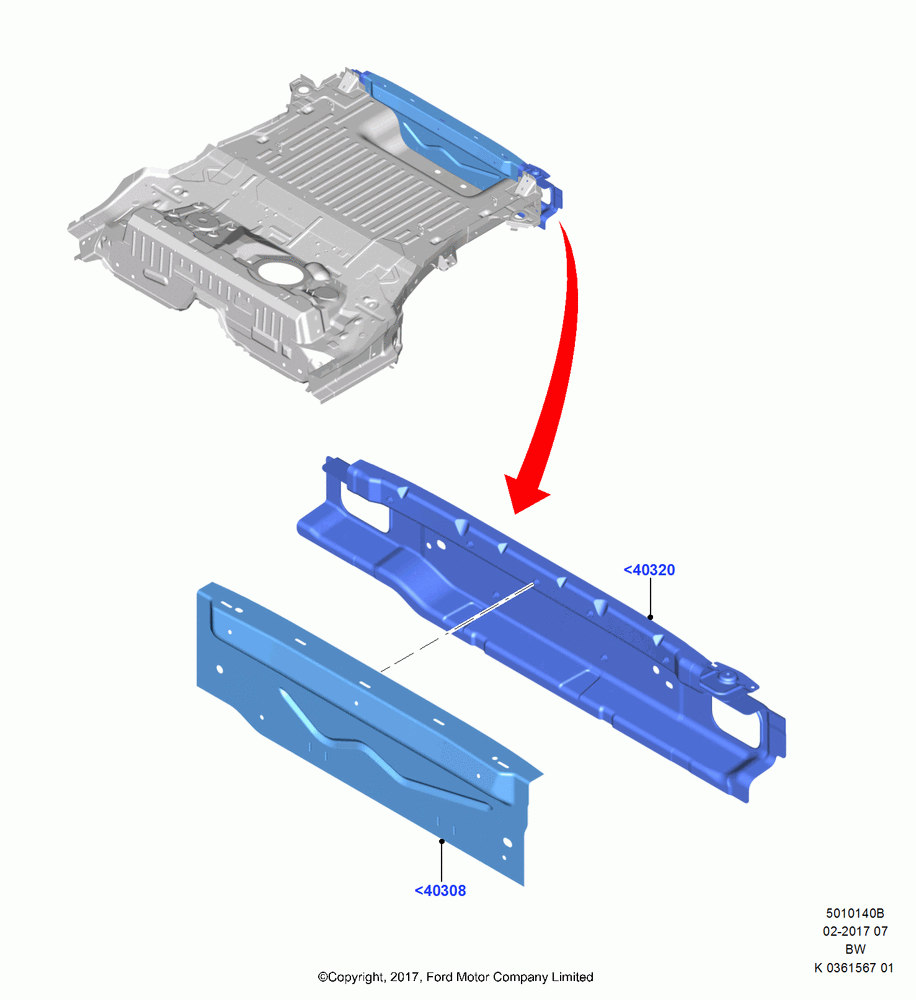 40B - Rear Panels and Rear Package Tray, (+)"ASM/FNA/GU/MEX/MPS/SN/PR/VIR"; 11/SEP/2017