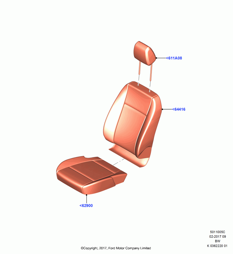 05C - Front Seat Covers, (+)"ASM/FNA/GU/MEX/MPS/SN/PR/VIR"; 11/SEP/2017