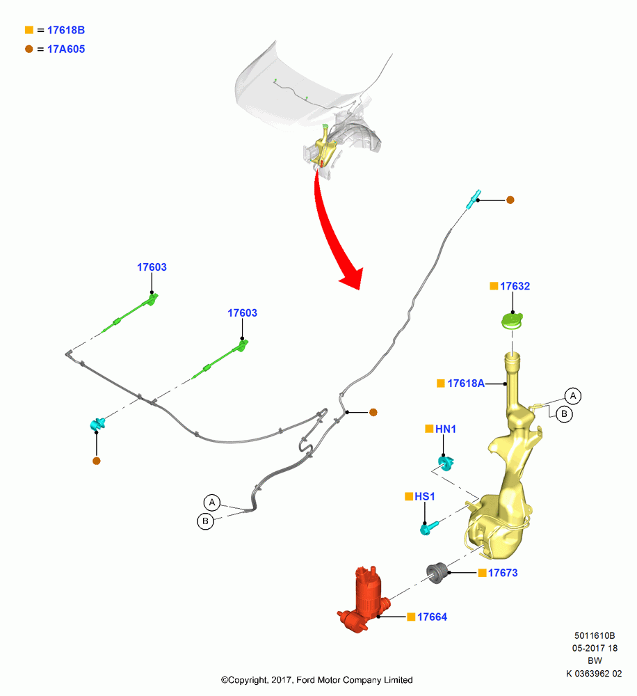 10B - Windshield Washer, (+)"ASM/FNA/GU/MEX/MPS/SN/PR/VIR"; 11/SEP/2017