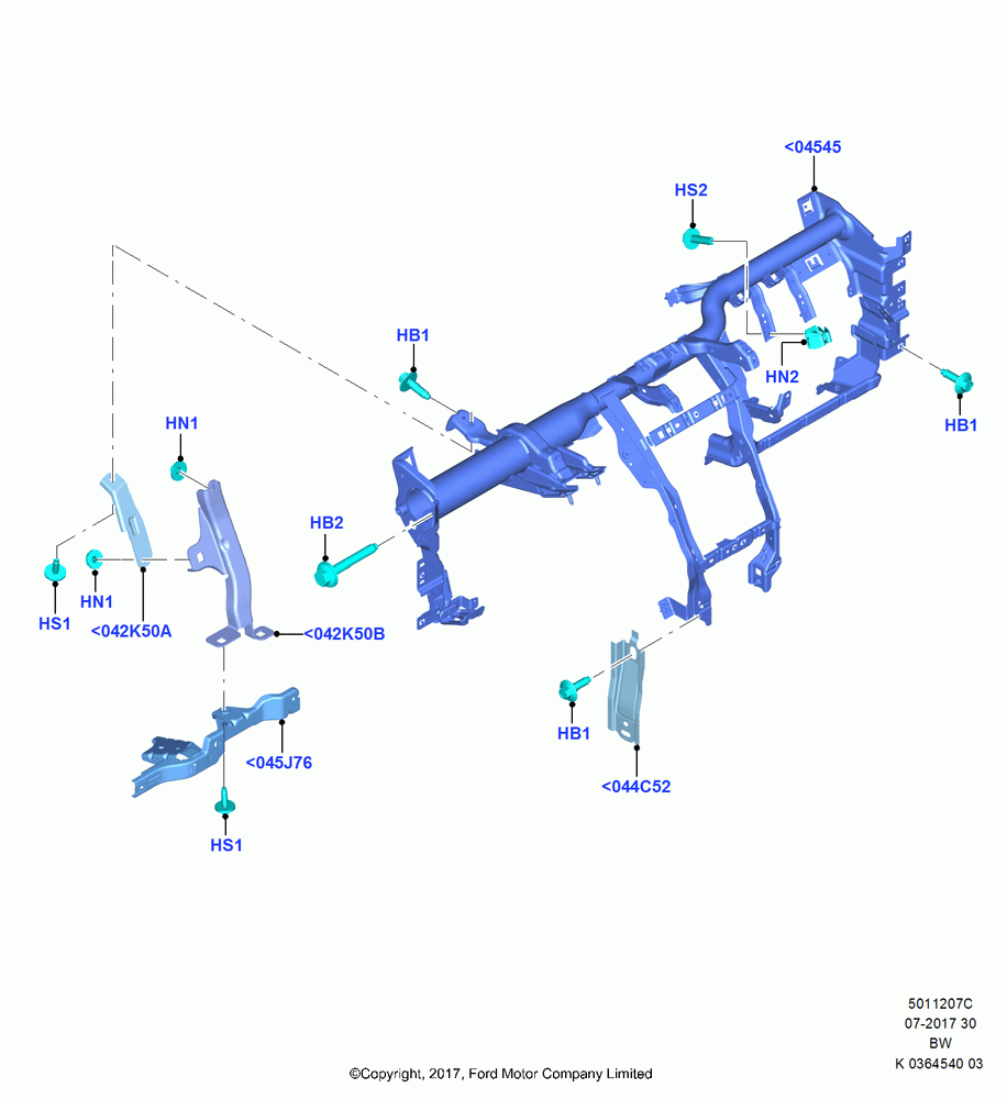 07C - Instrument Panel Installation, (+)"ASM/FNA/GU/MEX/MPS/SN/PR/VIR"; 11/SEP/2017