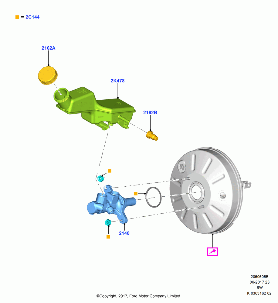 05B - Master Cylinder - Brake System, (+)"ASM/FNA/GU/MEX/MPS/SN/PR/VIR"; 11/SEP/2017