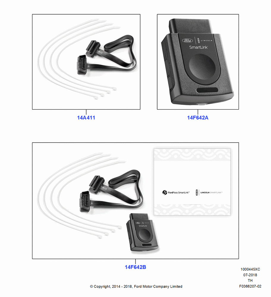 45XC - Accessory - Electrical Kit, SmartLink Kit, FNA-Accessory; 21/APR/2014-01/AUG/2016