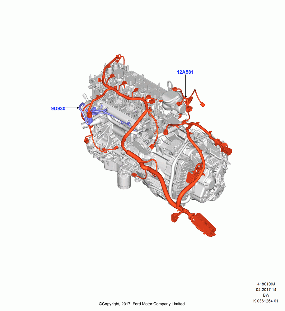 09J - Wiring - Engine And Transmission, 2.0L TIVCT DI NA I4, (+)"ASM/FNA/GU/MEX/MPS/SN/PR/VIR"; 11/SEP/2017