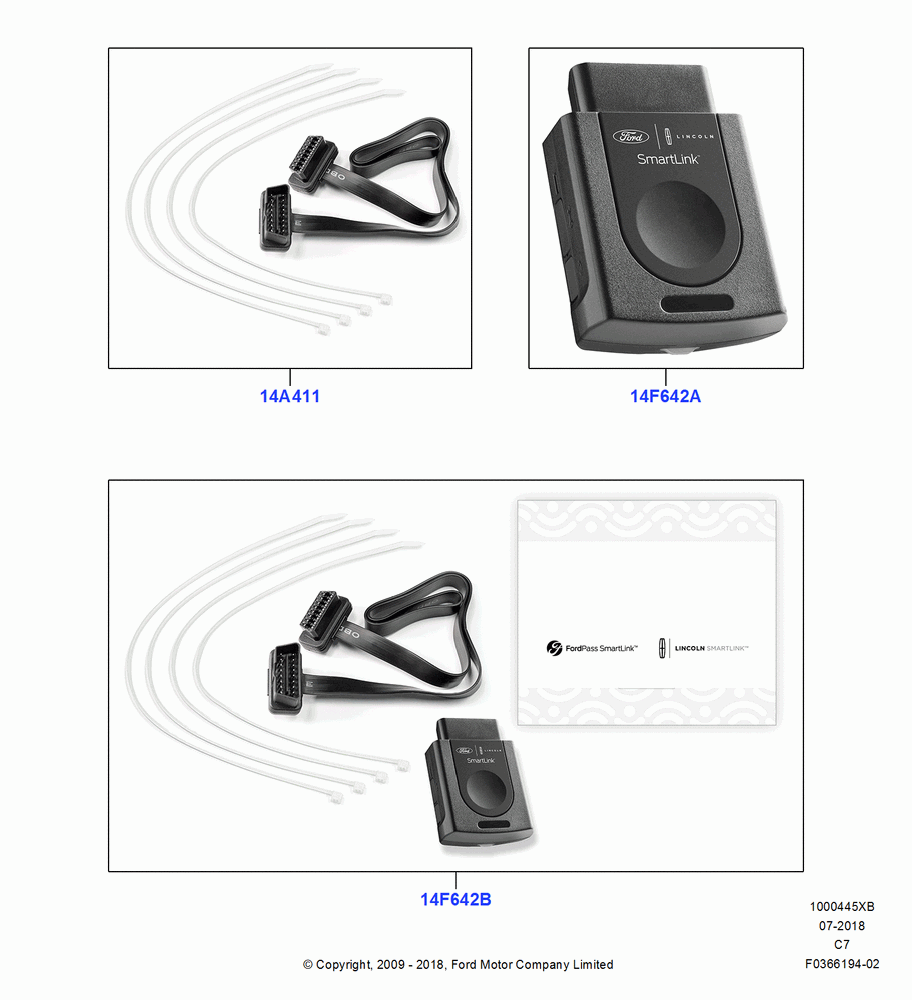 45XB - Accessory - Electrical Kit, SmartLink Kit, FNA-Accessory; 01/APR/2009-01/JUL/2013