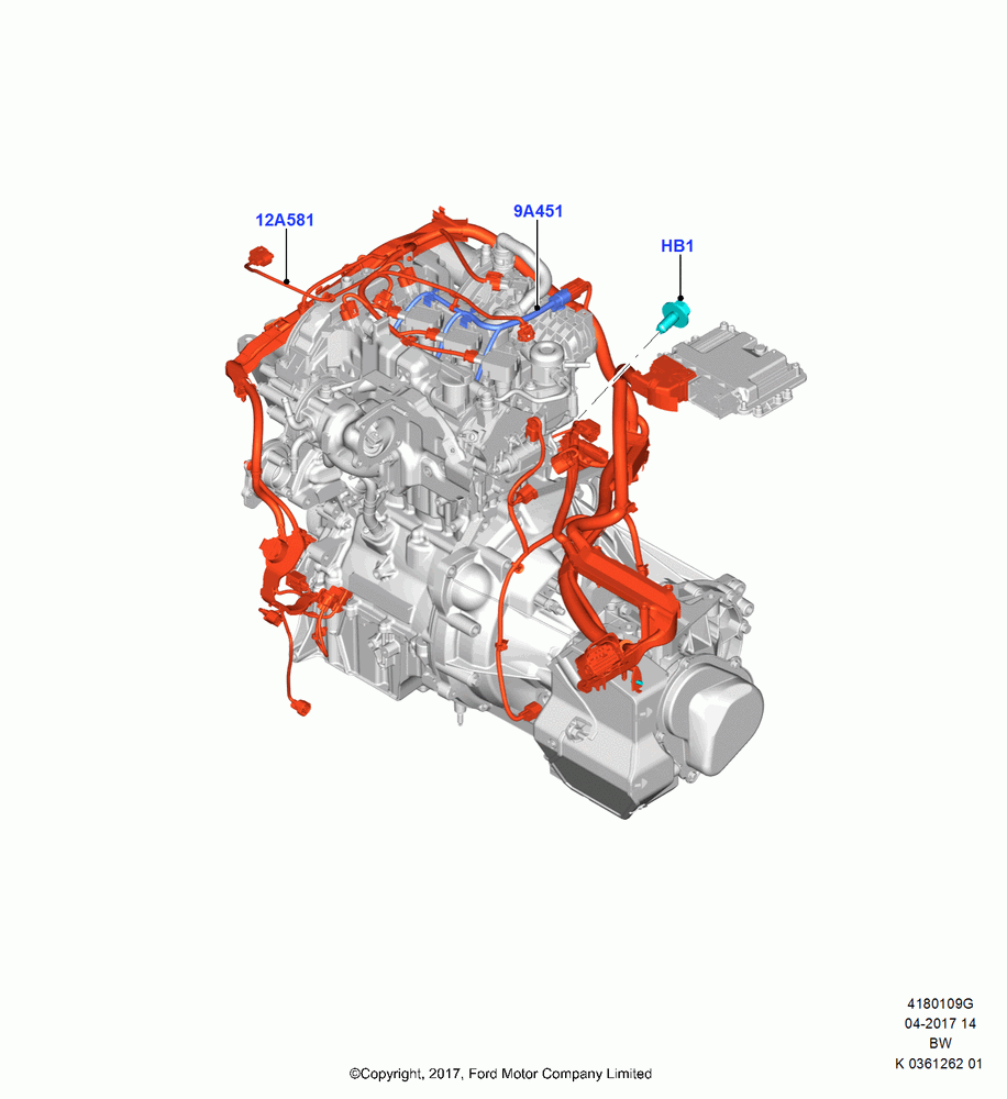 09G - Wiring - Engine And Transmission, 1.0L EcoBoost 120PS/125PS/140PS, (+)"ASM/FNA/GU/MEX/MPS/SN/PR/VIR"; 11/SEP/2017
