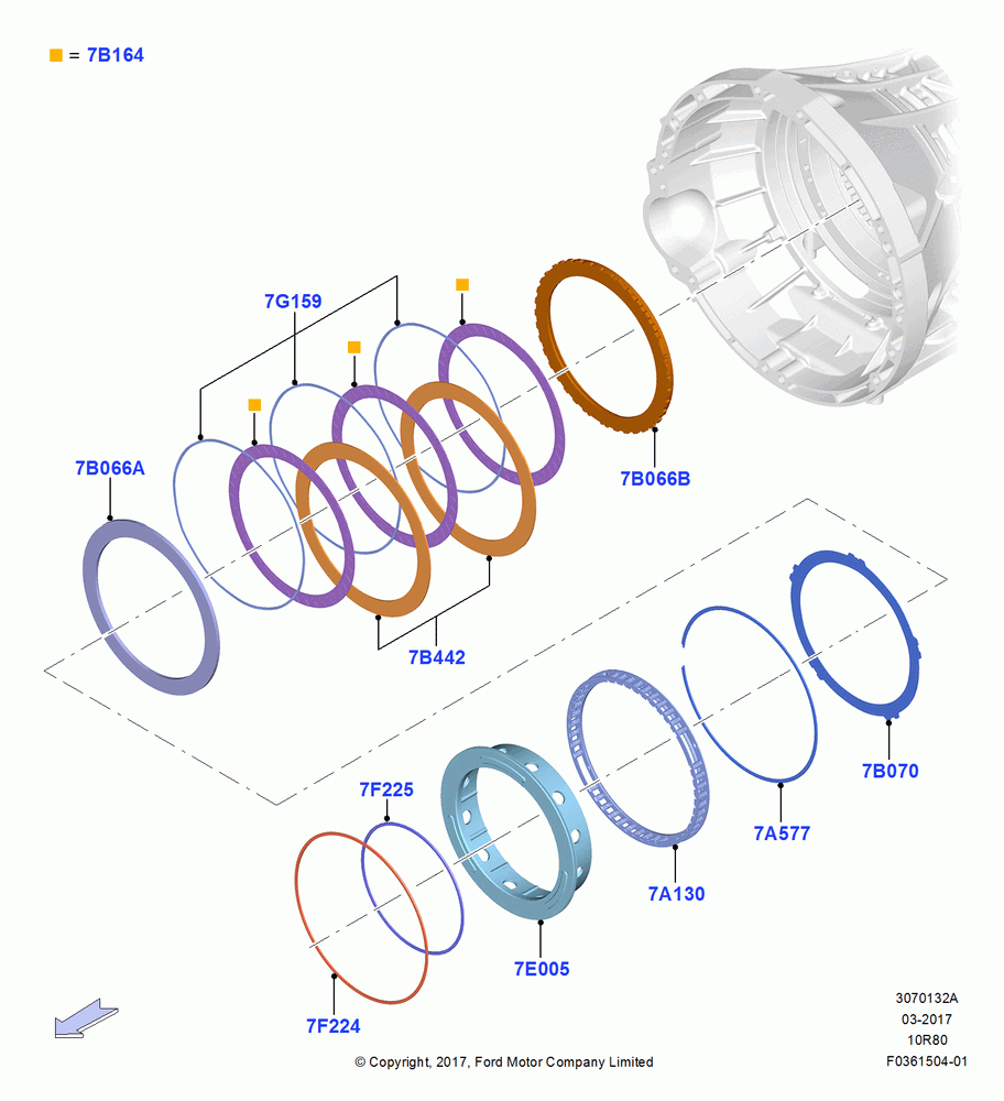 32A - Intermediate Clutch and Components, 10 Speed Auto Transmission (10R80), Same As A Clutch; 02/OCT/2017