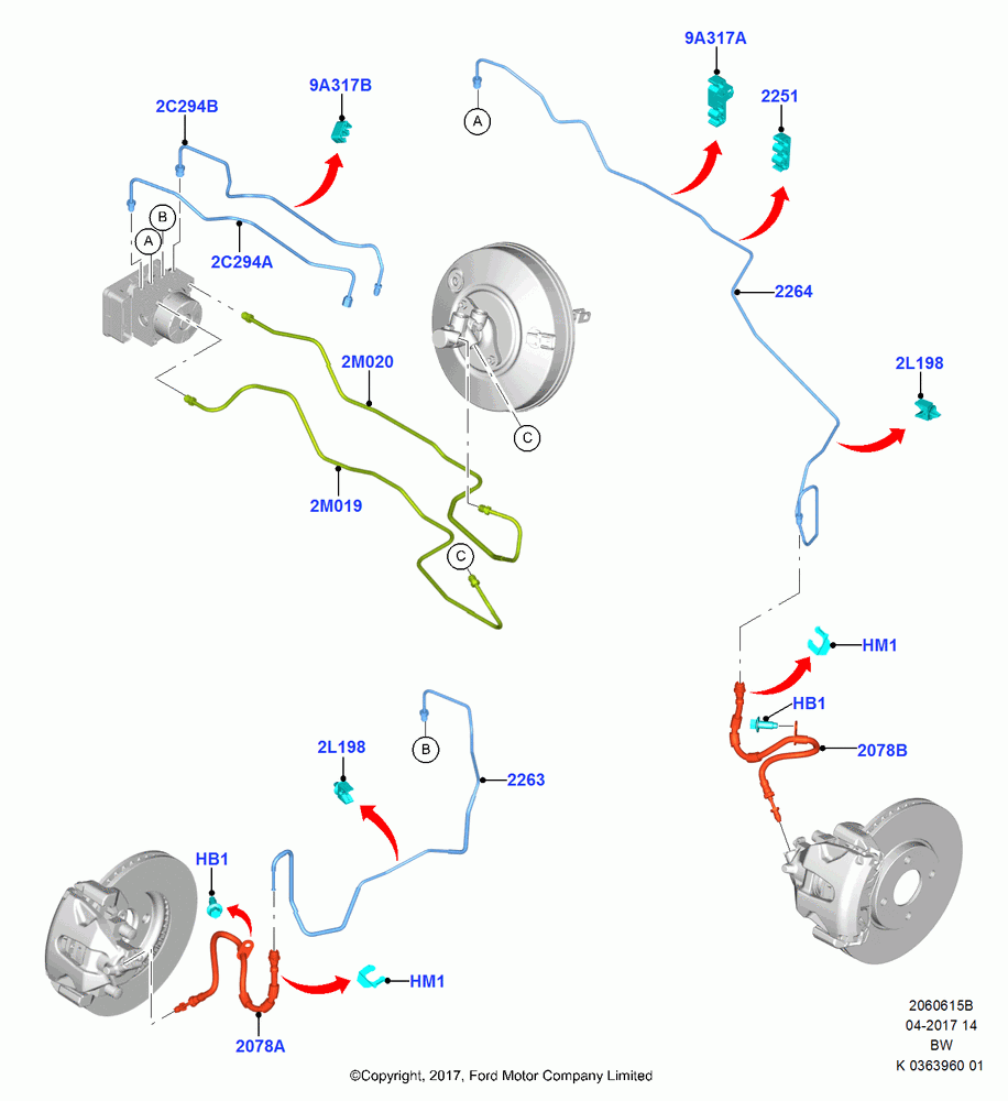 15B - FRONT BRAKE LINES, (+)"ASM/FNA/GU/MEX/MPS/SN/PR/VIR"; 11/SEP/2017