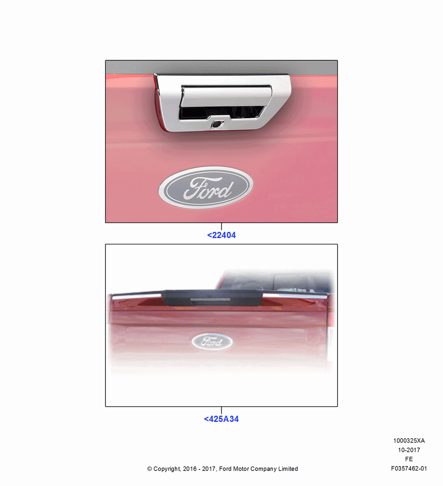 25XA - Body Dress Up Kits - Rear, Accessory, Chrome Rear Kits; 11/JUL/2016