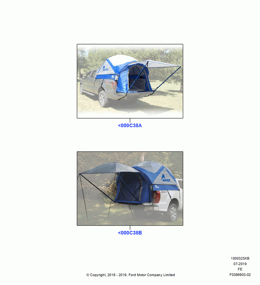 25XB - Body Dress Up Kits - Rear, Accessory, Napier Bed Tent; 11/JUL/2016