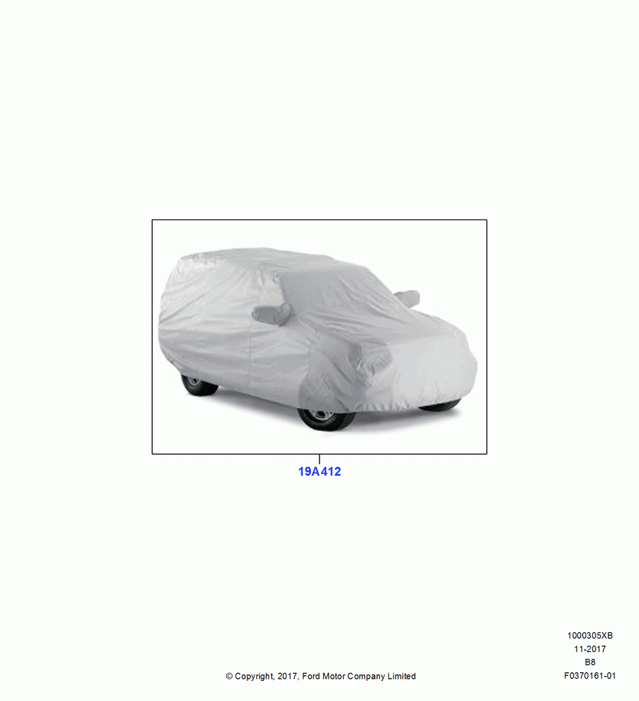 05XB - Appearance And Maintenance Aids, Accessory, Vehicle Cover; 25/SEP/2017