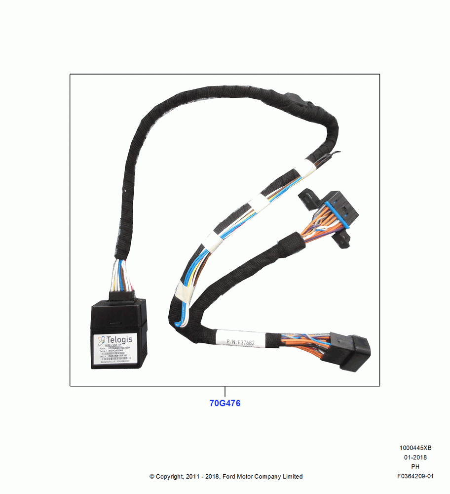 45XB - Accessory - Electrical Kit, Telematics; 18/JUL/2011-01/MAR/2019