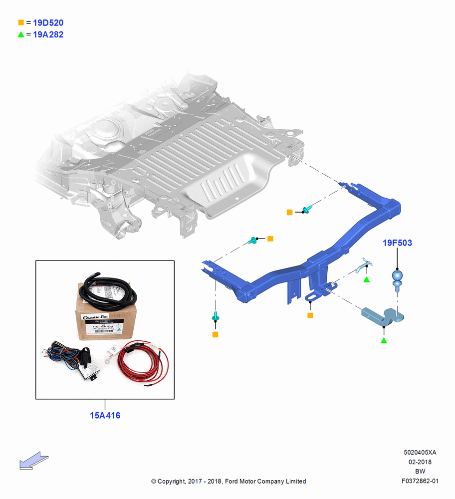 05XA - Tow Bar, Accessory; 11/SEP/2017