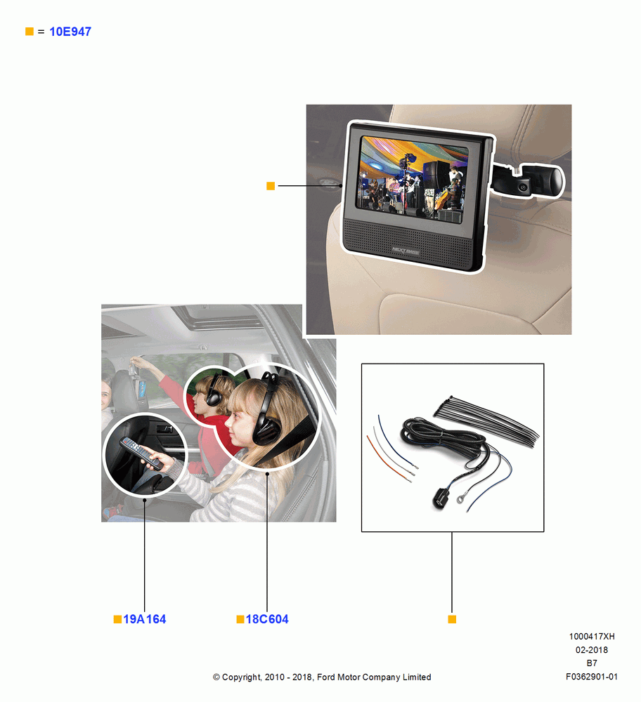 17XH - Accessory Entertainment Systems, Portable DVD Kit, Accessory; 16/AUG/2010-30/JUN/2017
