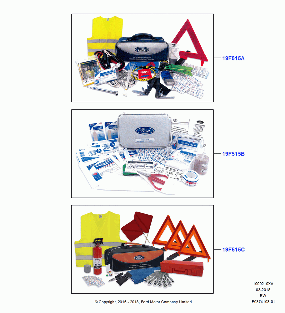10XA - Emergency and Safety Equipment, Accessory; 18/JAN/2016