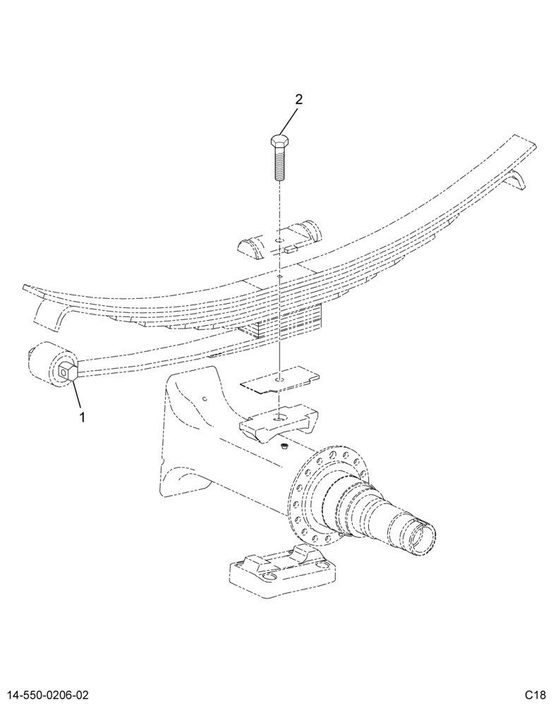 ..SPRING CHASSIS REAR 23500# (4C4Z-5560-DA)
