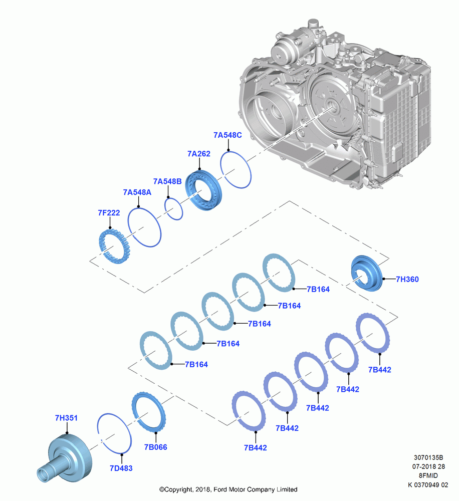35B - Overdrive Clutch and Components, (+)"CDN/PR/USA", 8 Speed Auto Trans 8F35; 28/MAY/2018