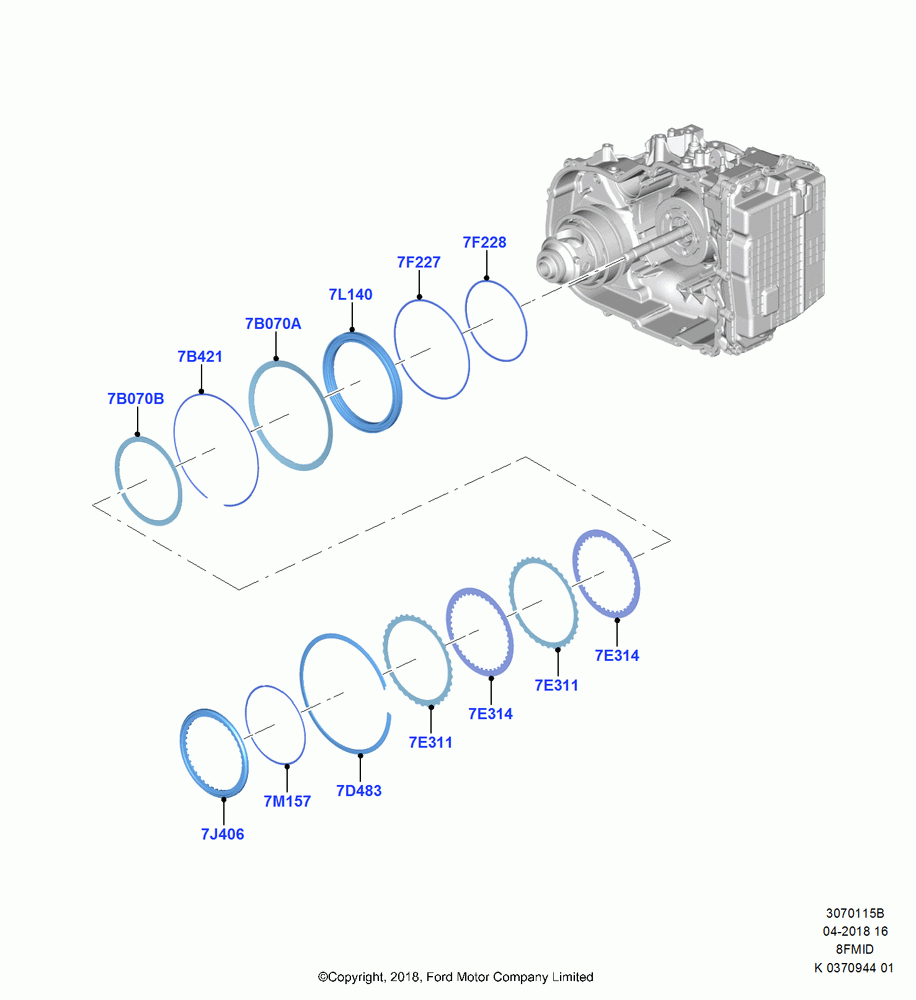 15B - Forward Clutch and Components, (+)"CDN/PR/USA", 8 Speed Auto Trans 8F35; 28/MAY/2018