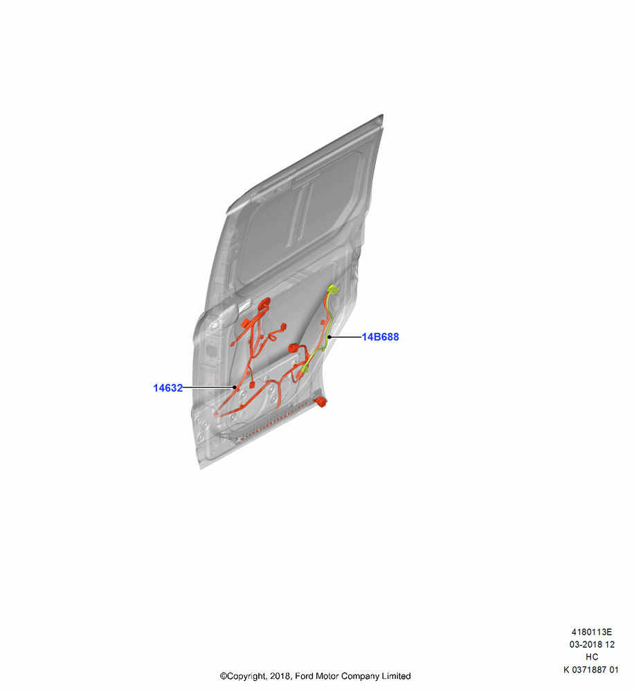 13E - Wiring - Body Closures, Side; 28/MAY/2018