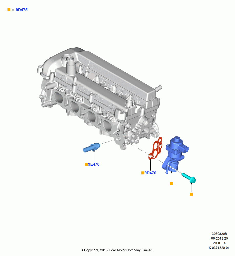 20B - Exhaust Gas Recirculation, (+)"CDN/PR/USA", 2.0L Duratec DI TIVCT (154PS); 28/MAY/2018