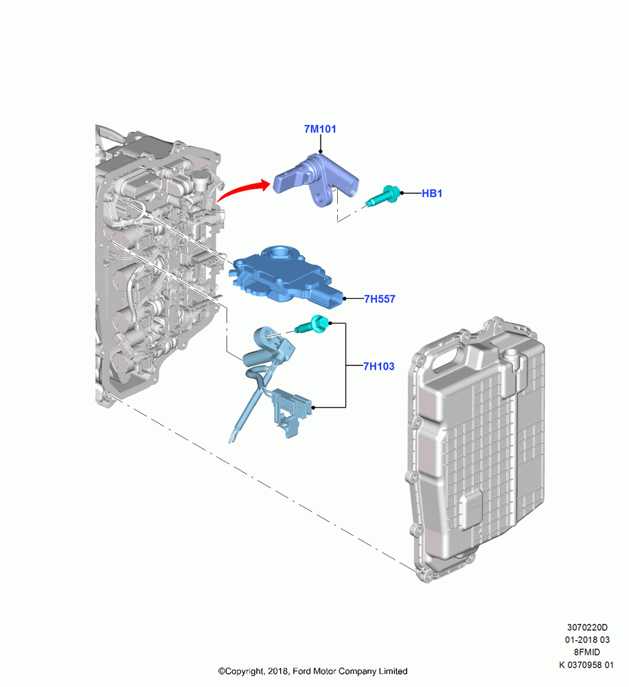 20D - Transmission Modules and Sensors, (+)"CDN/PR/USA", 8 Speed Auto Trans 8F35; 28/MAY/2018