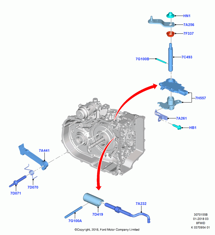 55B - Transmission Control Mechanisms, (+)"CDN/PR/USA", 8 Speed Auto Trans 8F35; 28/MAY/2018