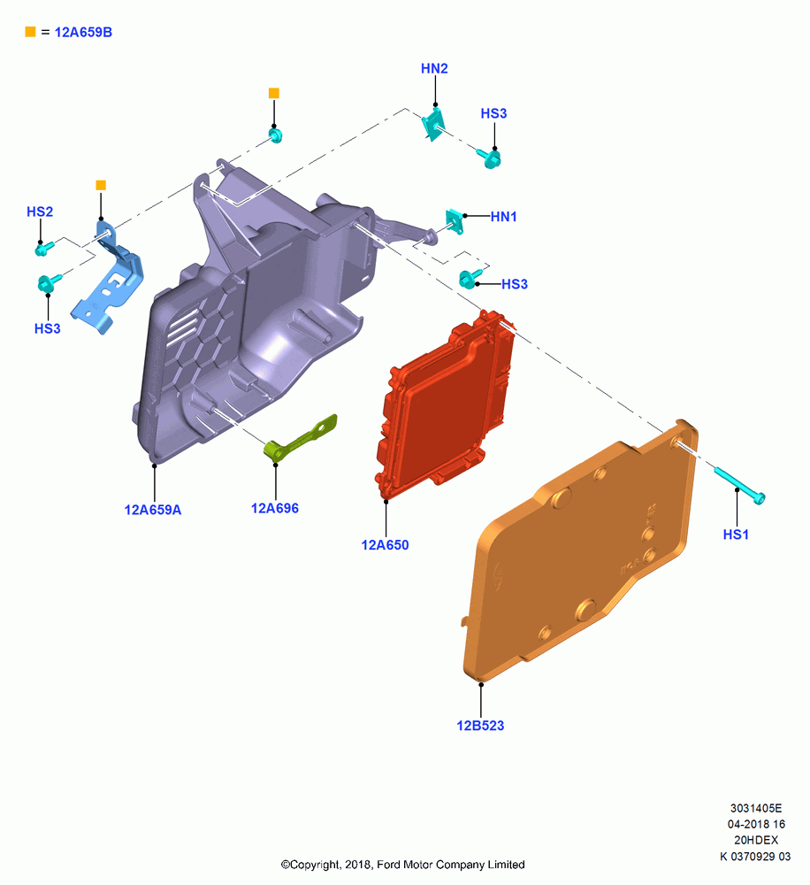 05E - Engine Modules and Sensors, (+)"CDN/PR/USA", 2.0L Duratec DI TIVCT (154PS); 28/MAY/2018