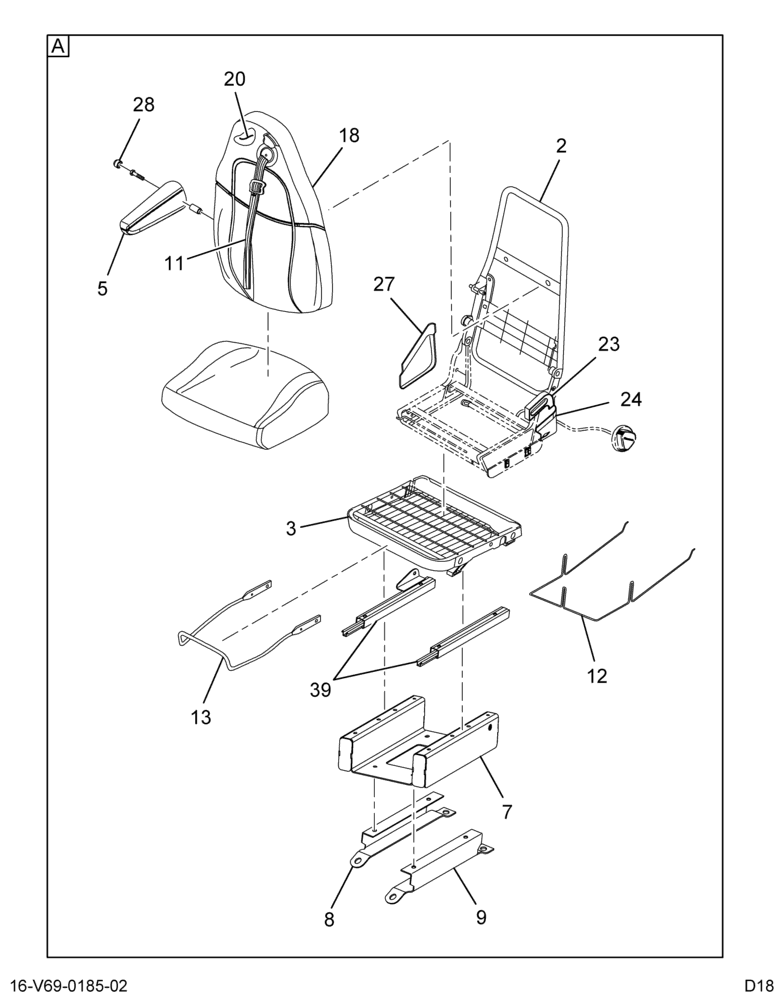 ..SEAT,DRIVER , ,VINYL, NON-SUSP (BC4Z-7060004-AC) 2/2