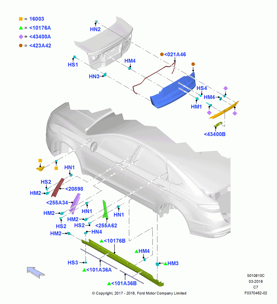 10C - Body Mouldings; 21/AUG/2018