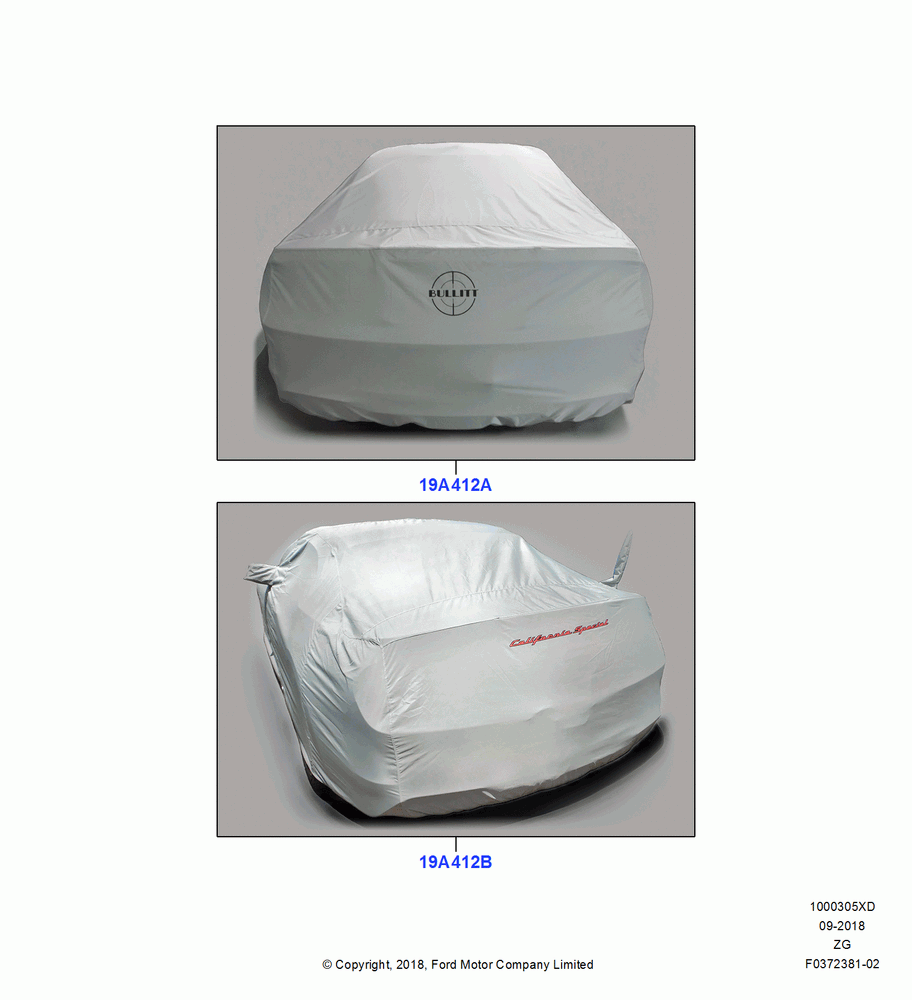 05XD - Appearance And Maintenance Aids, North American Markets, Accessory, Vehicle Cover; 11/JUN/2018