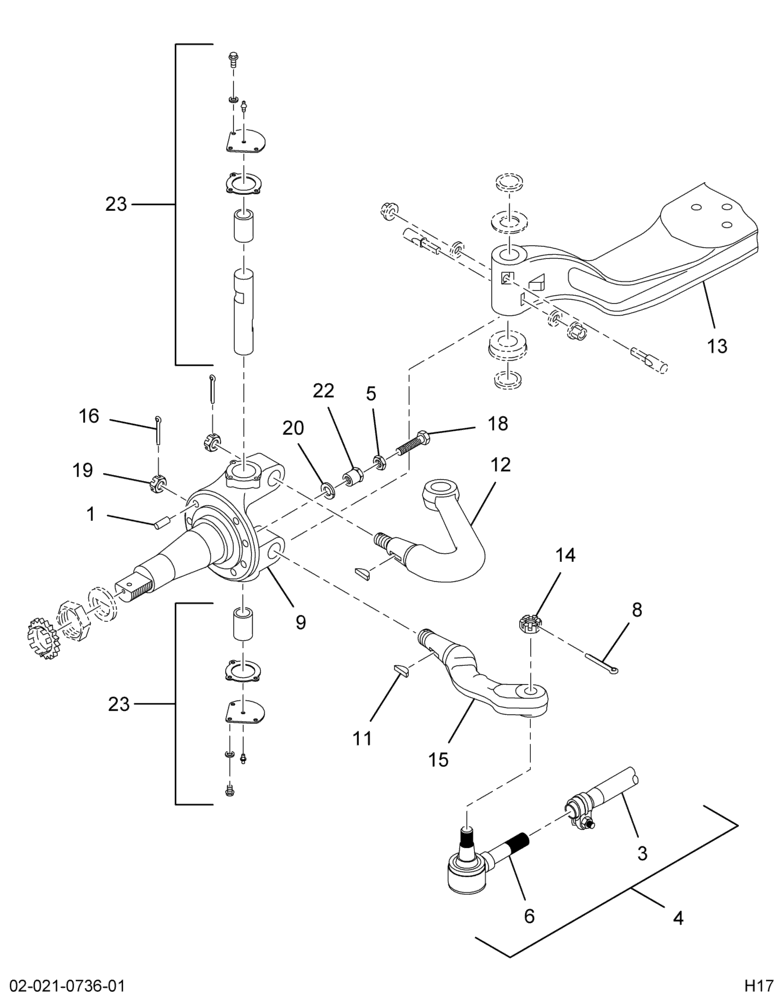 ..AXLE,FRT L/BK 10K,MERITOR,MF (Intl. 3844617C92)