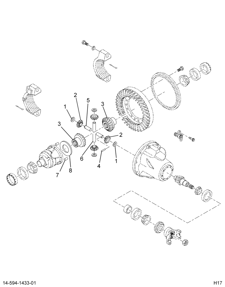 ......KIT WHL DIFF W/SIDE GR S130 (8C4Z-4215-B)