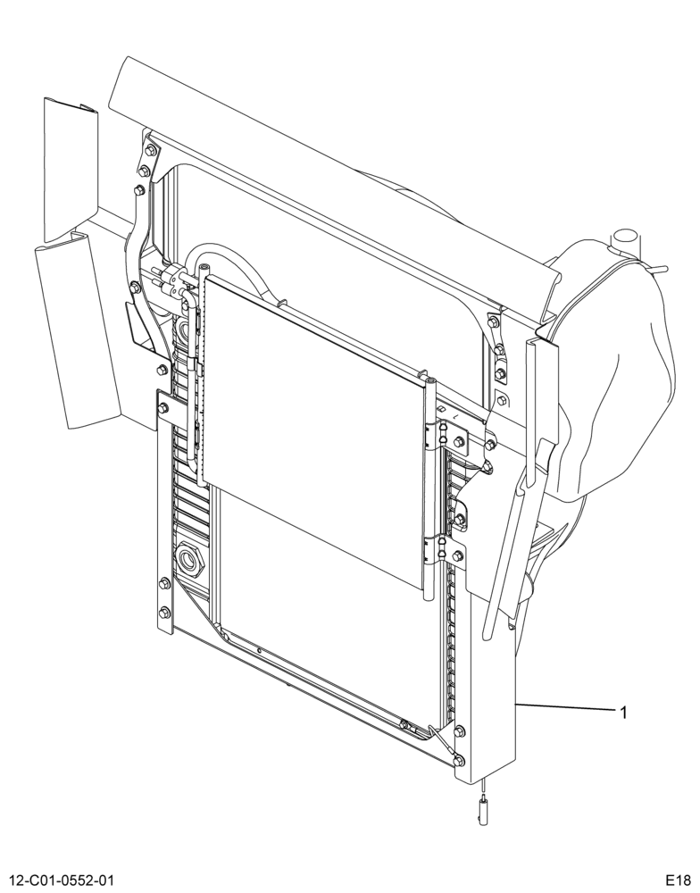 ......KIT RAD LH SIDE FRAME (4C4Z-16138-AA)