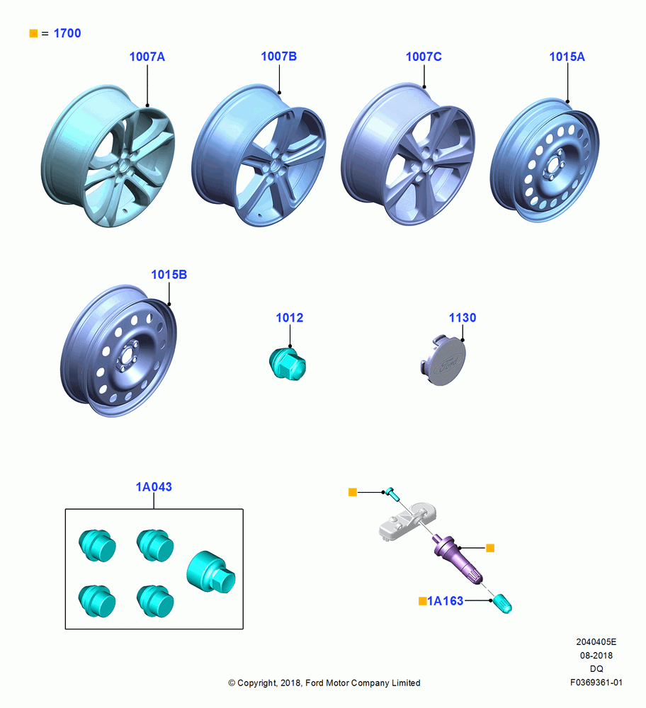 05E - Wheels, With 18" Wheels; 06/SEP/2018