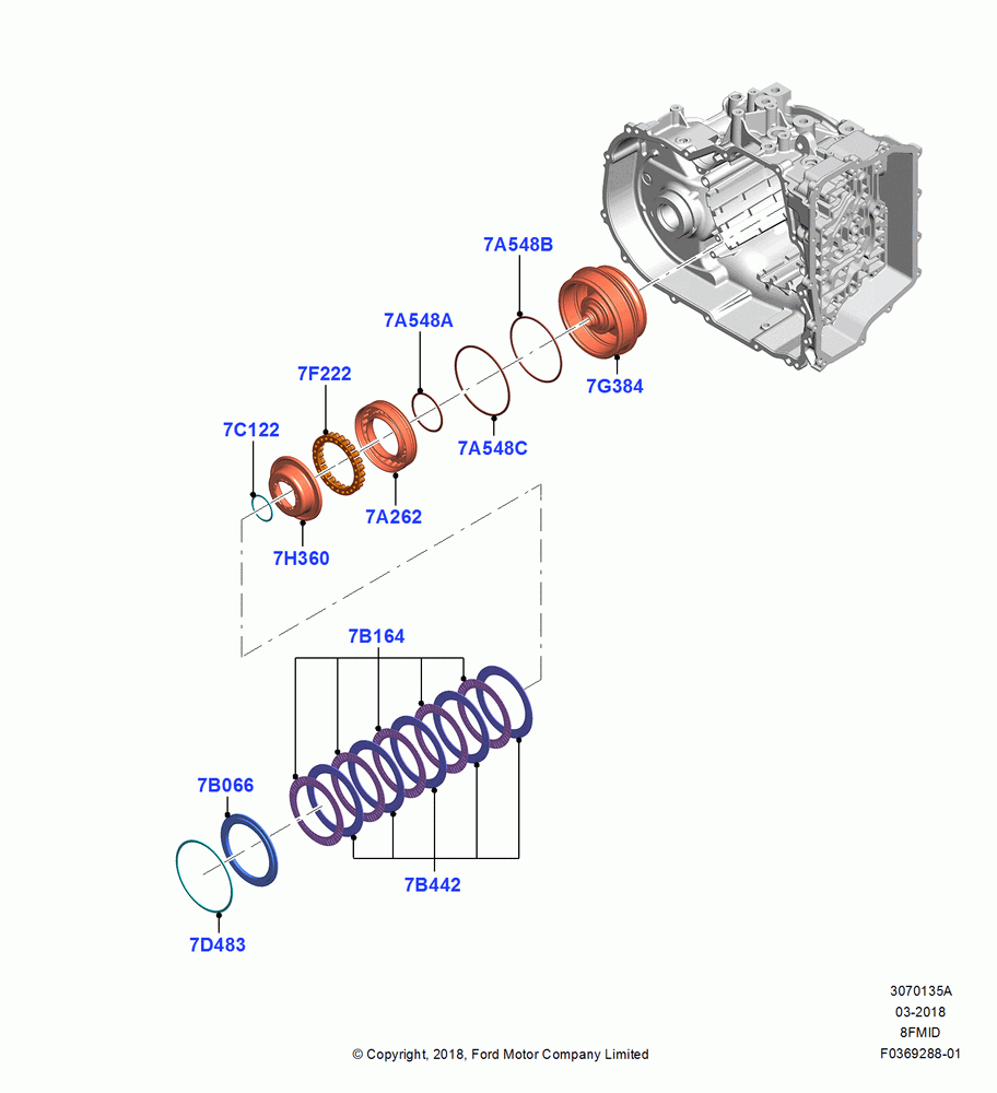 35A - Overdrive Clutch and Components, 8 Speed Auto Trans 8F35; 06/SEP/2018
