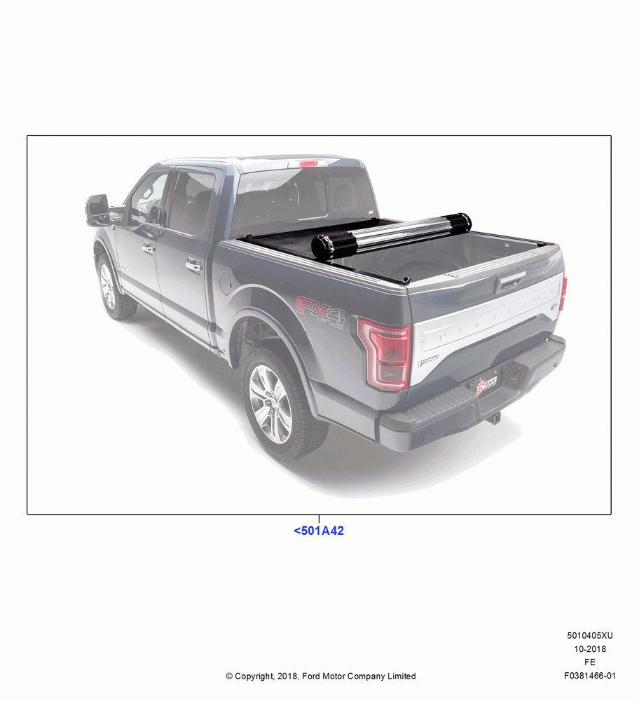 05XU - Pick Up Box/Tailgate and Tonneau, Accessory, Hard Roll-Up Tonneau Covers; 11/JUL/2016