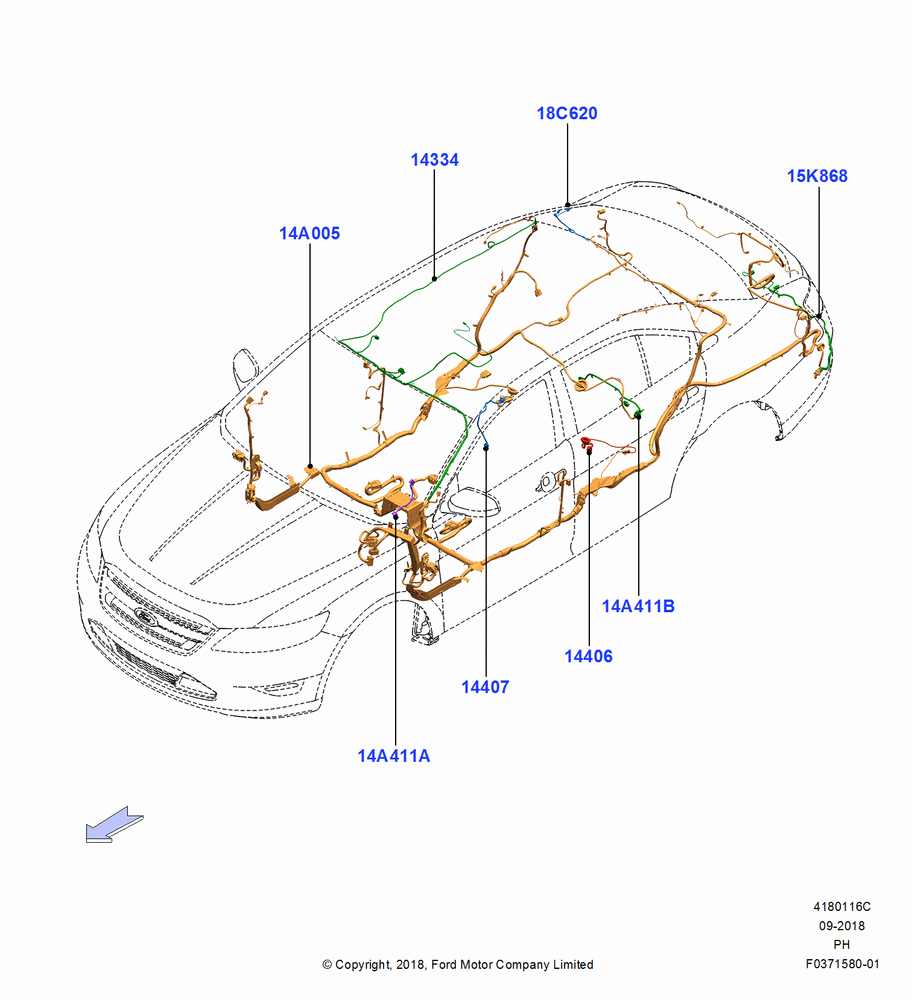 16C - Wiring - Body And Roof Console; 14/NOV/2016-01/MAR/2019